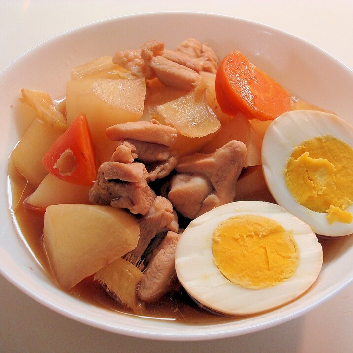 簡単が一番★鶏肉と卵のこっくり煮~♪